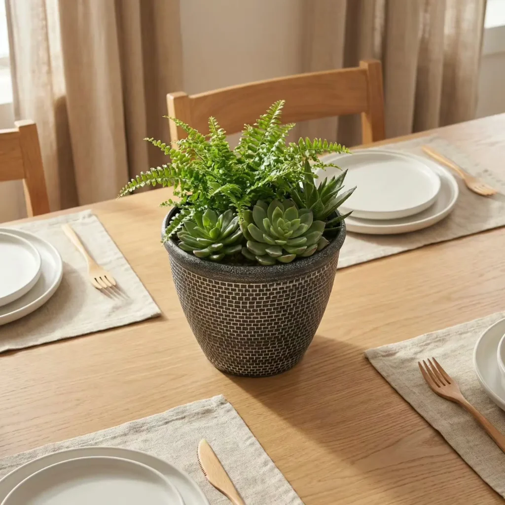 Textured Planters - Nature-Inspired Decorative Pots