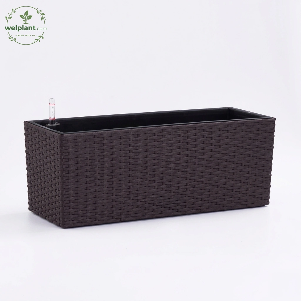 balcony fence long rectangular pot