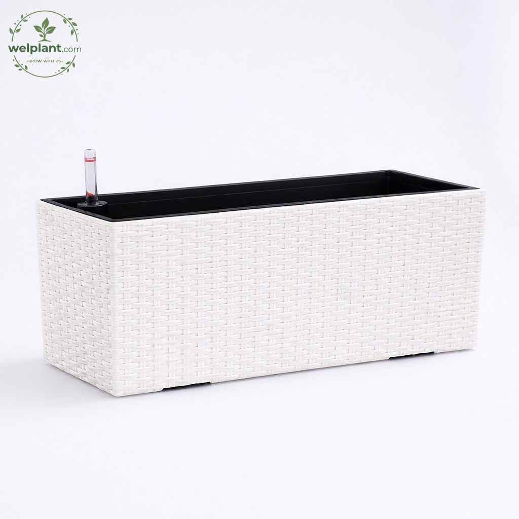 balcony fence long rectangular pot